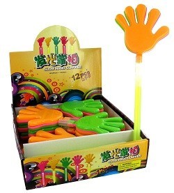 Glow Stick Clapper Hands (12 pcs)