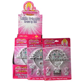 Princess Tiara Set on Card (24 pcs)