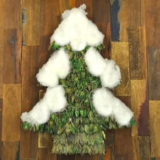 Large Natural Tree with Snow (1 pc.)