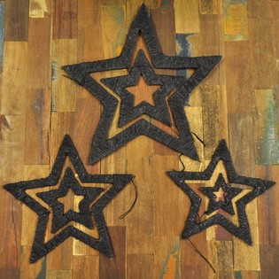 3-PIECE CHRISTMAS STARS (2st.)