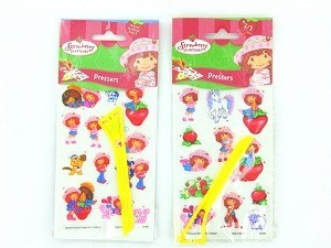 Strawberry Shortcake Rub-on / Transfer Stickers (24 pcs)
