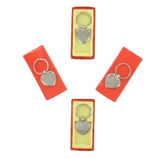 KEYRING IN GIFT BOX - HEART MODEL (8 pcs)