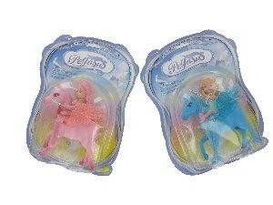 Pegasus Horse with Doll (2 pcs.)