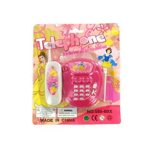 KIDS TOY TELEPHONE WITH MUSIC (6 pcs)