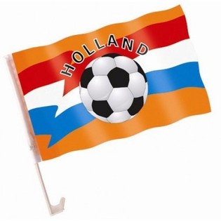 Netherlands World Cup Football Car Flag (6 pcs.)