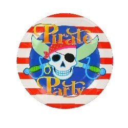 PIRATE BIRTHDAY PLATES (6x12 pcs)