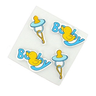 DECORATION STICKERS - BABY BLUE (20 pcs.)
