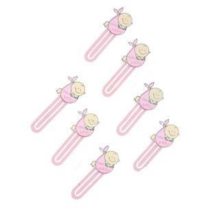 SMALL BABY BOOKMARK CLIP - PINK (12 pcs.)