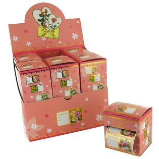 Gift/Card Stickers - Flower Designs (12 pcs)