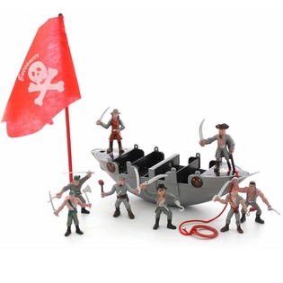 Pirate Ship with Pirates in Bag