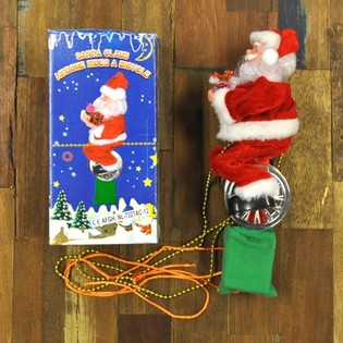 Santa Claus on Unicycle (2 pcs)