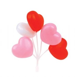 CUPCAKE skewer - TROS HEARTS BALLOONS (27st).