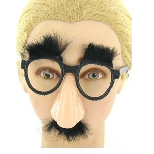 Party Glasses with Nose and Mustache (12 pcs.)