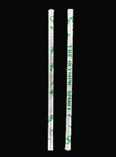 Wooden Pencils Silver/Green (144 pcs)