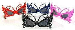 Bling Bling Butterfly Glasses (12 pcs.)