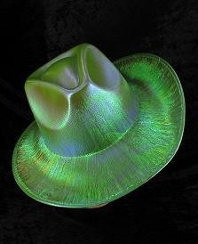 Cowboy Glitter Hat - Green (6 pcs)