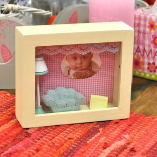 3D Photo Frame WOODEN NURSERY - MODEL 2 (6 pcs.)