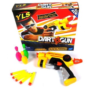 SUPER PISTOL - DART GUN (6 pcs.)