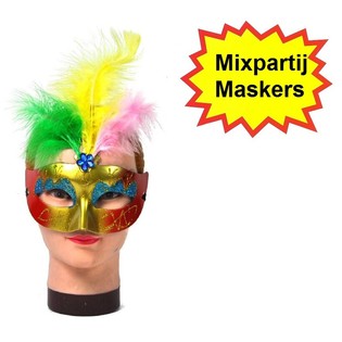 Mixed Lot of Party & Venetian Masks (54 pcs.)