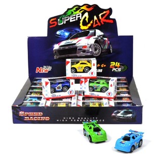 Mini Pull-Back Friction Cars in Display (24 pcs.)