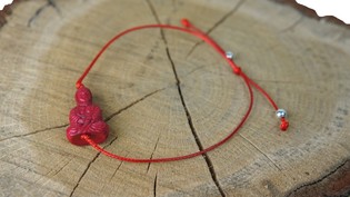 Red Buddha Bracelet (1 pc.)