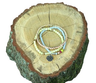 3-Layer Ibiza Style Bracelet (1 pc)