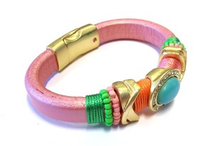 Luxury Pink Bracelet - Ibiza Style (1 pc)