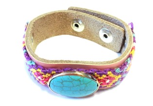 Luxury Pink Ibiza Style Bracelet (1 pc)