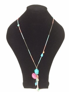 Ibiza Style Long Necklace with Buddha (1 pc)