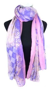 Ibiza Style Scarf Purple/Pink (1 pc)