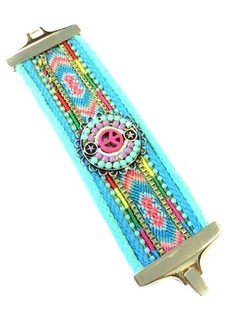 Luxury Wide Mint Peace Bracelet (1 pc)