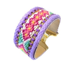 Purple Ibiza Style Bracelet (1 pc)