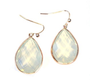 IBIZA STYLE EARRINGS TRANSPARENT (1 pc)