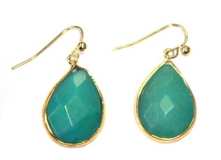 Blue/Green Ibiza Style Earrings (1 pc)