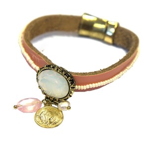 Ibiza Style Pink Bracelet (1 pc.)