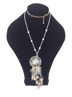 Dreamcatcher Necklace Taupe (1 pc)