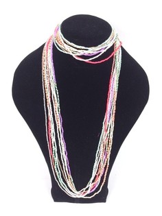 Ibiza Style Multilayer Necklace - 9 Layers (1 pc.)