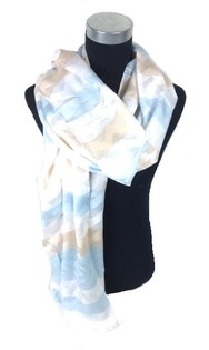 Ibiza Look Scarf Blue/Cream (1 pc)