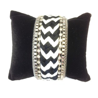 Black & White Ibiza Style Bracelet (1 pc)