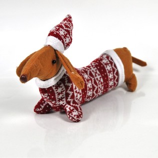 PLUSH CHRISTMAS TECKEL (2st).