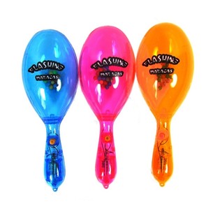 Luminous Maracas (12 pcs) - LED Light-Up Shakers Wholesale