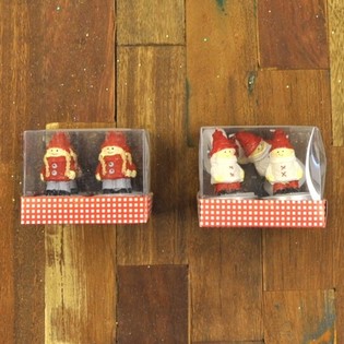 4 tealight dolls CHRISTMAS IN GIFT BOX (12pcs.)