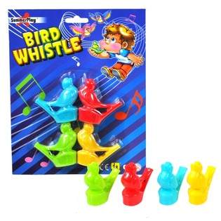 4 Bird Whistles on Card (24 pcs)