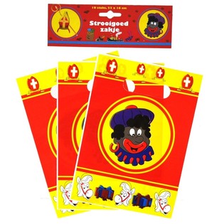 10 Sinterklaas St. Nicholas Treat Bags 22 x 16 cm (6 pcs.)