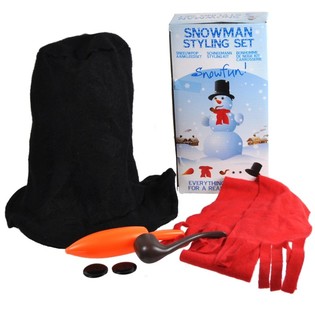 6-PIECE MAKE YOUR OWN SNOWMAN AANKLEEDSET (3 pcs.)