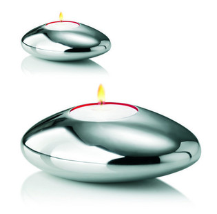 NUANCE - Waxinelichthouder IN STONE SHAPE 2-PIECE SET (1set).