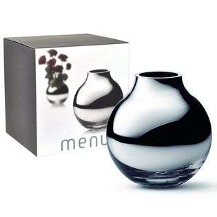 MENU Round Silver Vase | Luxury Ball Vase B2B