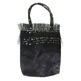 TOYS HANDBAG WITH GLITTER AND SPIDER WEB PRINT (6 pcs.)