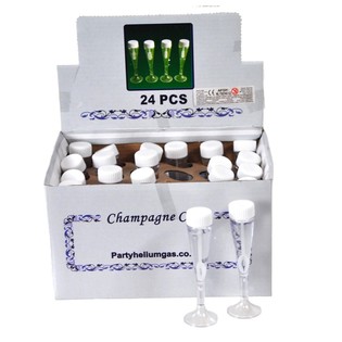 Champagne Glass Bubble Blower in Display (24 pcs)