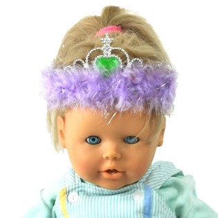 SILVER crown with PLUSH EDGE (12st).